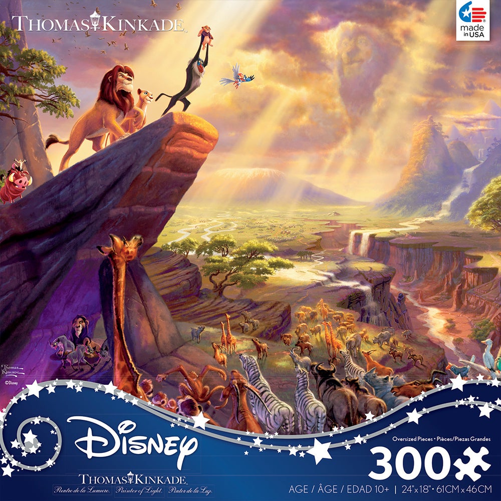 300PC THOMAS KINKADE DISNEY PRINCESS OVERSIZE ASST (6) BL